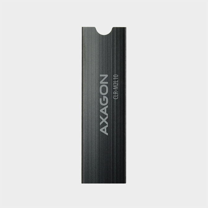 Dissipador Pasivo AXAGON CLR-M2L10 - M.2 SSD, 80mm SSD, ALU, silicone thermal pads, height 10mm image number 4