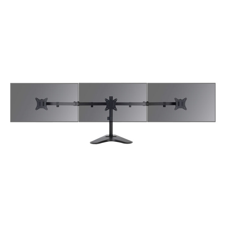 Soporte de Mesa Tooq Triple Inclinación y Rotación 17" a 27" Máx. 7kg para Brazo image number 2