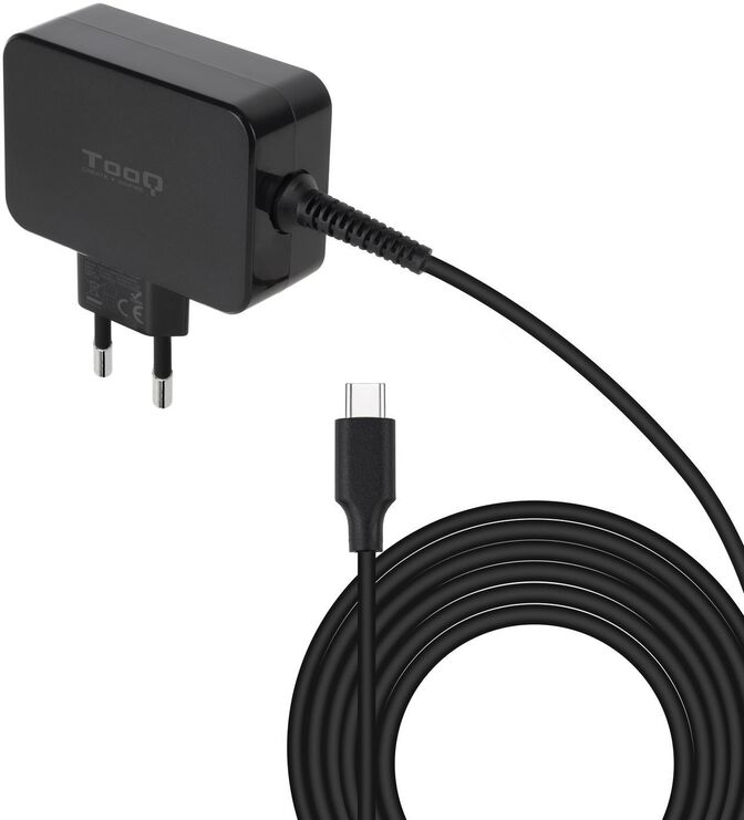 Cargador de Port&aacute;til GaN Tooq USB-C PD 45W image number 0