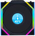 Ventilador Lian Li UNI FAN SL120 LCD Wireless RGB Reverse Blade PWM Negro 120mm (Pack 3) image number null