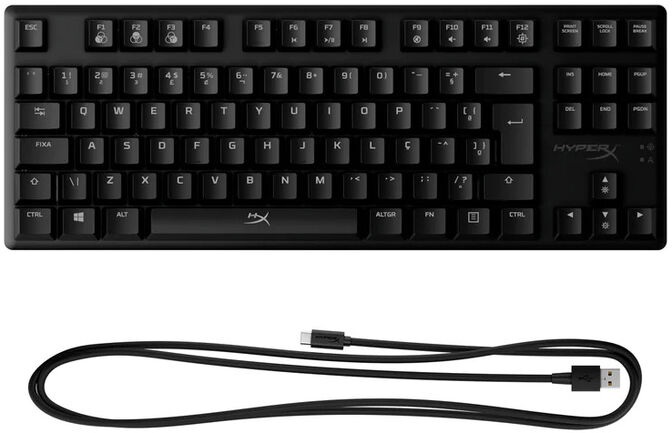 Teclado Mec&acirc;nico HyperX Alloy Origins Core RGB Gaming PT-BR HyperX Red Switches image number 4