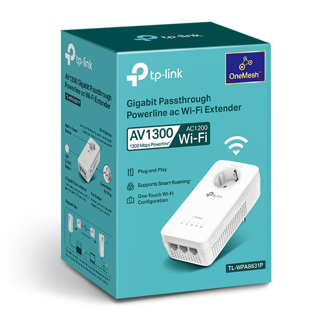Repetidor TP-Link AV1300 TL-WPA8631P Gigabit Passthrygh Repetidor ac Wi-Fi Extender image number 3