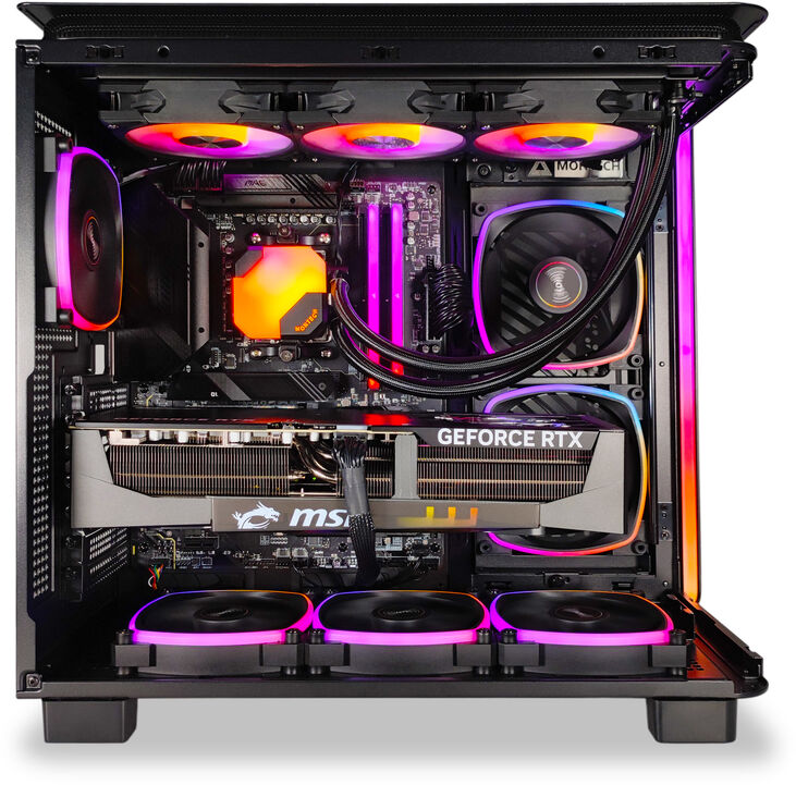 Ordenador King Mod Gamer-PC Ryzen 7 9800X3D 64GB DDR5 2TB RTX 5090 WiFi W11 V3 image number 2