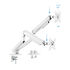 Soporte de Mesa Tooq Doble Tilt e GiRatónrio c/mola 17" a 32" Max. 9Kg Blanco image number null