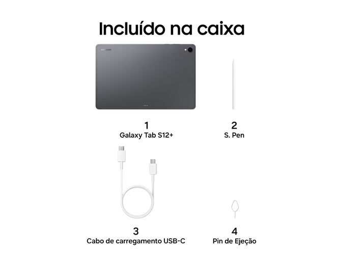 Tablet Samsung Galaxy Tab S12+ 12.6" (12 / 256GB) 120Hz 5G Gris image number 13