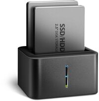 Mini Dual Dock AXAGON ADSA-D25 USB 3.2 Gen 1 - 2x SATA 6G 2.5" SSD/HDD