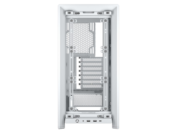 Torre ATX Corsair Frame 4000D Performance Blanco Cristal Templado image number 3
