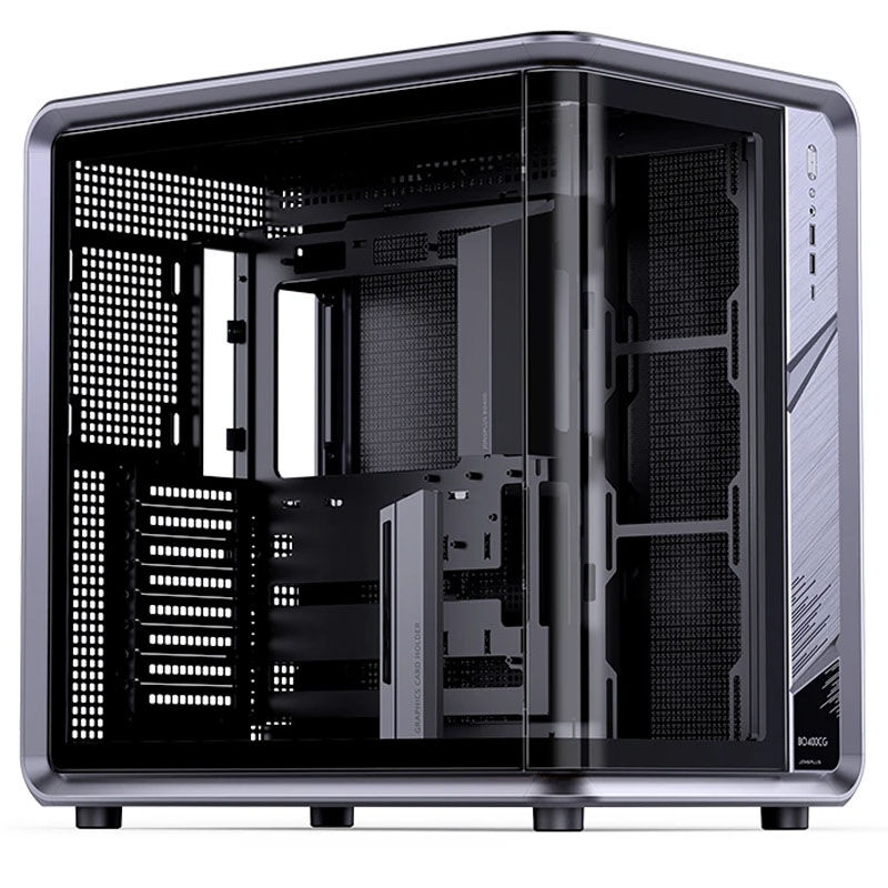 Caja ATX Jonsbo BO400CG Vidrio Templado Gris