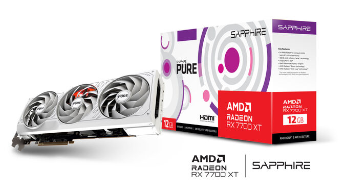 Tarjeta Gr&aacute;fica Sapphire Radeon RX 7700 XT Pure 12GB GDDR6 image number 5