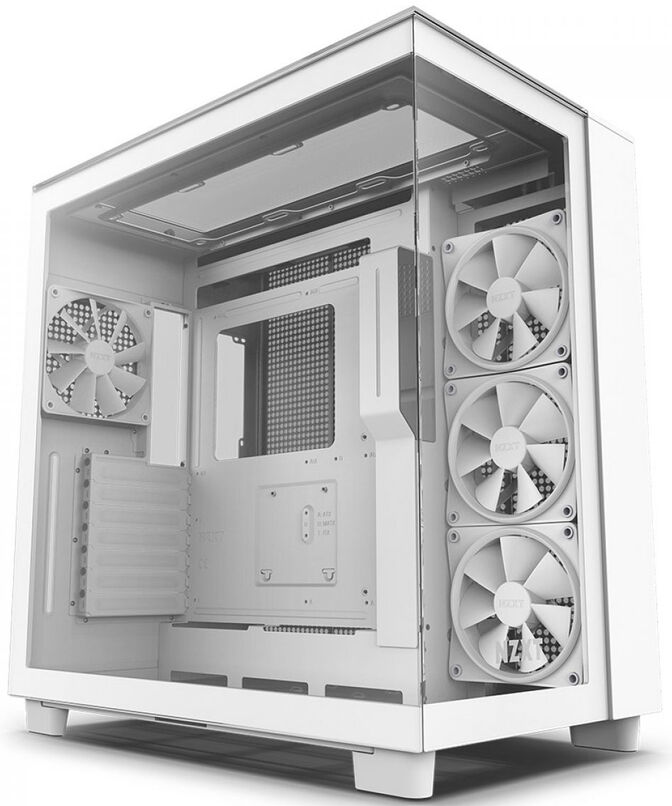 Torre ATX NZXT H9 Elite Blanca Cristal Templado image number 1