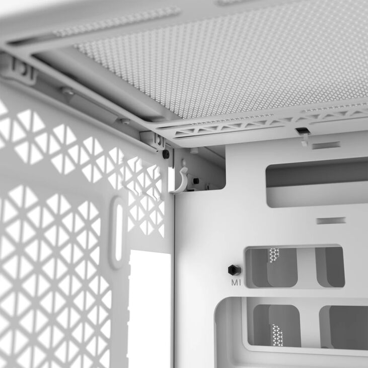 Torre Micro-ATX Corsair 2500D Airflow Blanco Cristal Templado image number 5