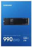SSD Samsung 990 EVO 2TB Gen4 M.2 NVMe (5000/4200MB/s) image number null