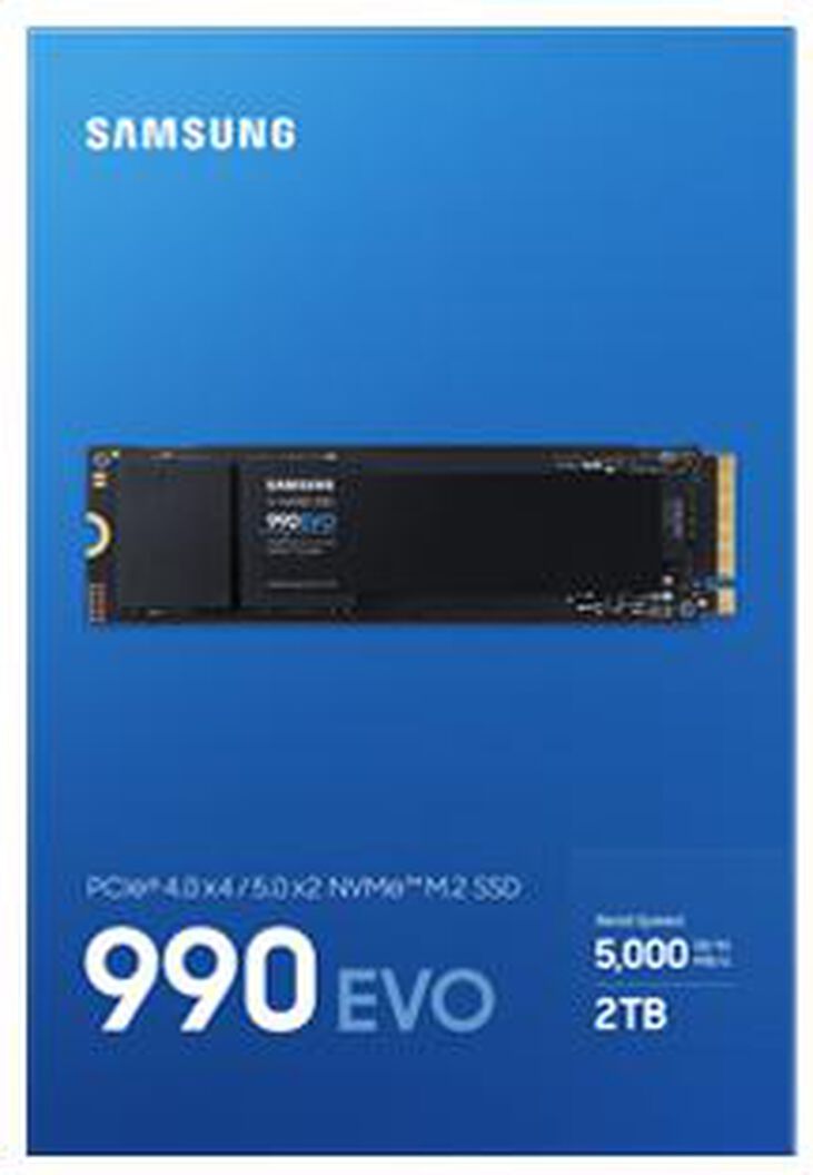 SSD Samsung 990 EVO 2TB Gen4 M.2 NVMe (5000/4200MB/s) image number 3