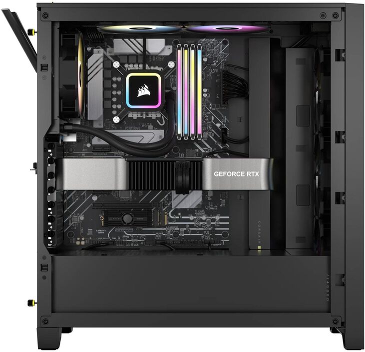 Corsair Kit 32GB (2 x 16GB) DDR5 6000MHz Dominator Titanium RGB White CL30 image number 10