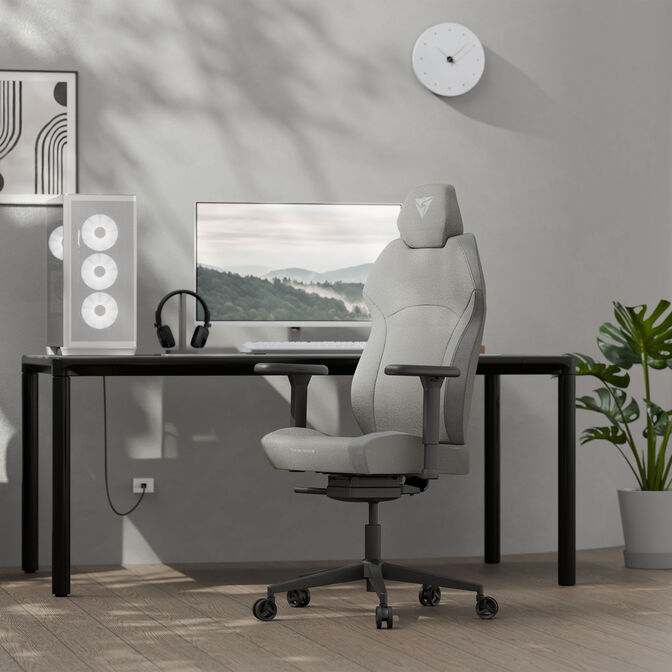 Silla Gaming Ergonomica ThunderX3 SOLO 360 - Loft Light Grey image number 9