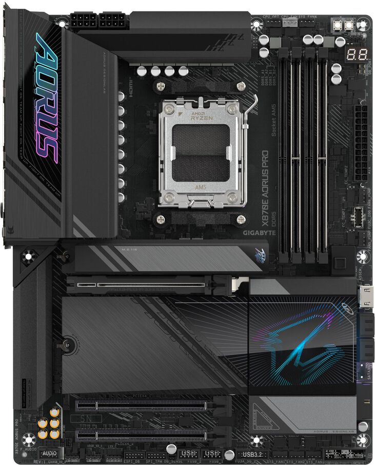 Placa Base Gigabyte X870E Aorus Pro image number 1