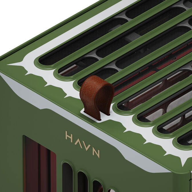 Caja ATX HAVN HS 420 Base Negro DOOM The Dark Ages Limited Edition image number 13