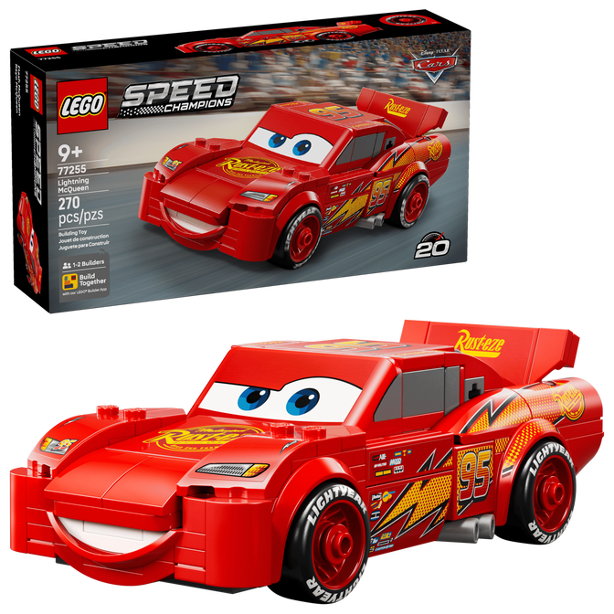LEGO Speed Champions: Rayo McQueen, 270 Piezas (77255) image number 0