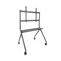 Soporte M&oacute;vil Tooq iSTAND 50" a 86" M&aacute;x.120Kg Gris