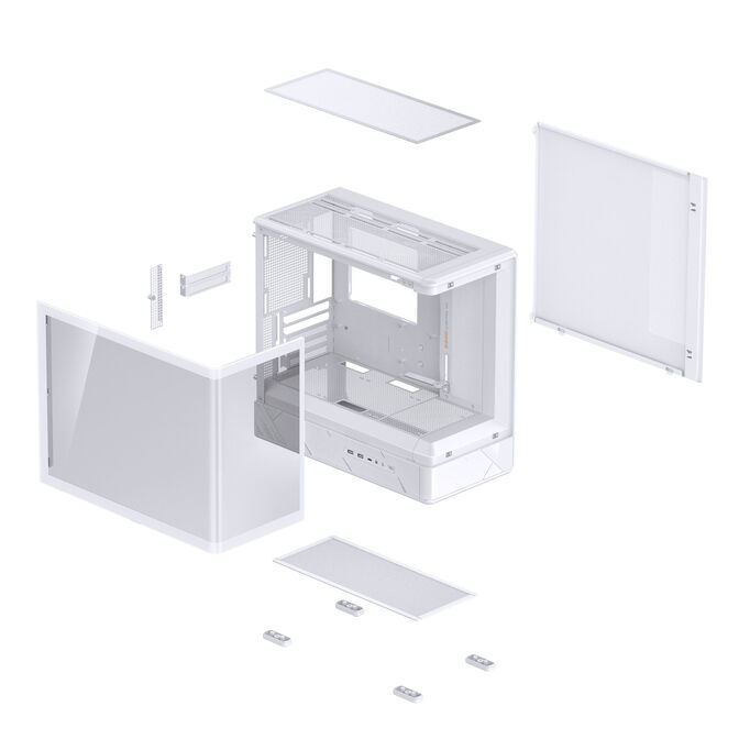 Caja Micro-ATX Jonsbo D200 Vidrio Templado Blanco image number 19