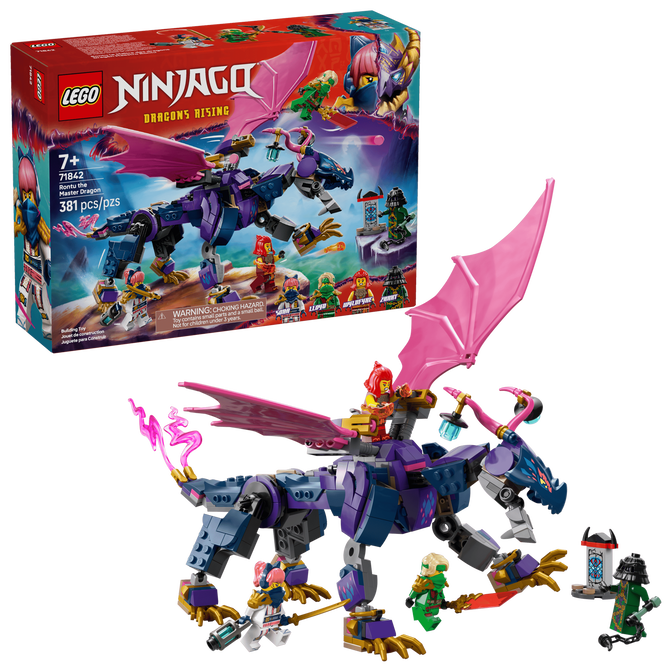 LEGO Ninjago: Rontu, Maestro de Dragones, 381 Piezas (71842) image number 0