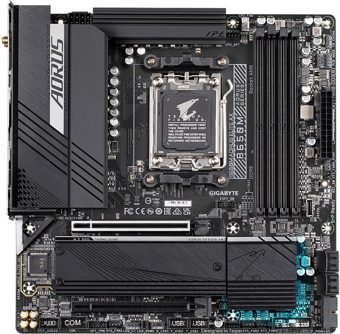 Placa Base Gigabyte B650M Aorus Elite AX image number 1