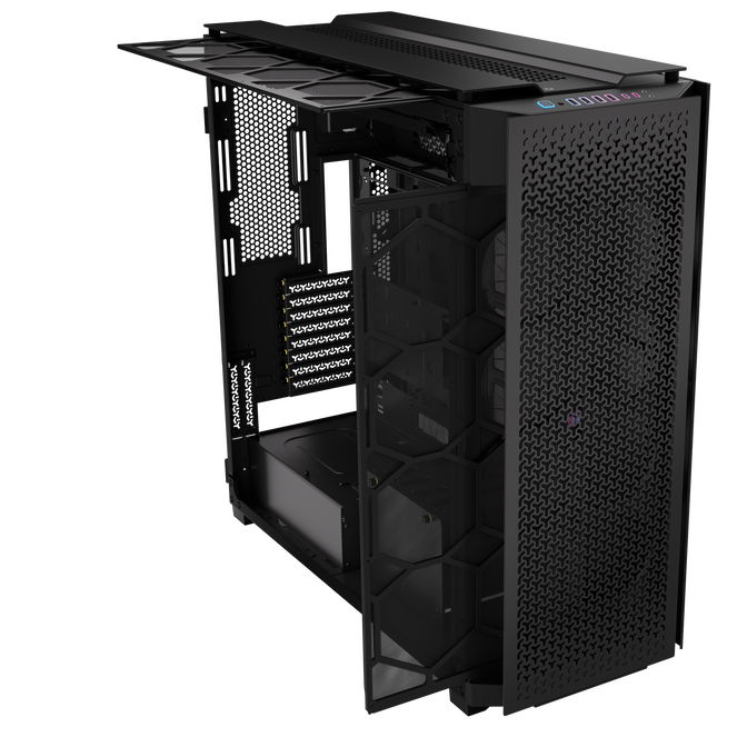 Torre E-ATX Corsair 9000D RGB Airflow Negro Cristal Templado image number 2