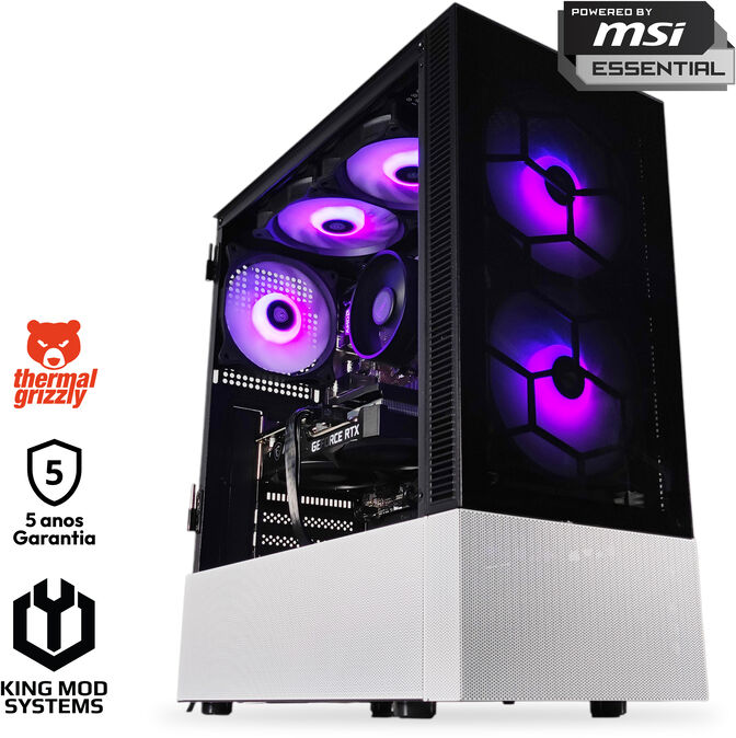 Ordenador King Mod Limited-PC Ryzen 5 5500 16GB DDR4 500GB RTX 3050 8GB WiFi W11 image number 0