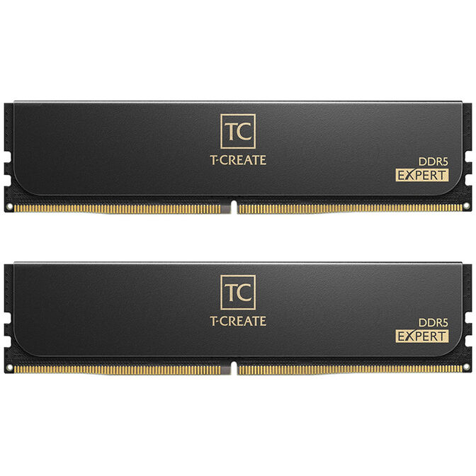 Team Group Kit 32GB (2 x 16GB) DDR5 6000MHz T-Create Expert Preto CL30 image number 1