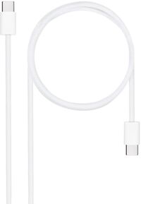Cable USB 2.0 60W 3A Nanocable USB-C M/M 1 M Branco