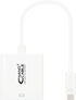 Adaptador NanoCable USB-C M para DVI-D F 15 CM Blanco image number null