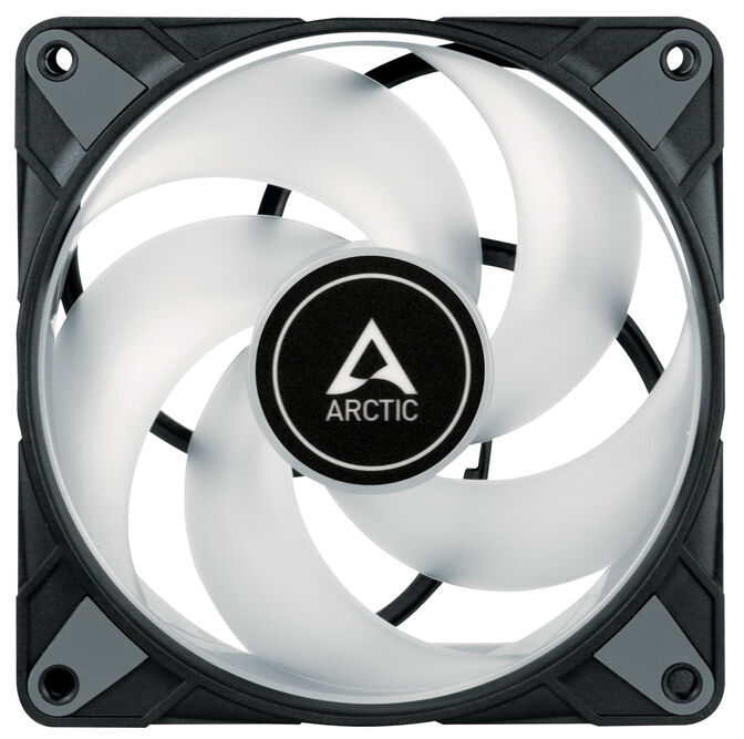 ARCTIC P12 PWM PST A-RGB 0dB Carcasa del ordenador Ventilador 12 cm Negro, Blanco 1 pieza(s) image number 2