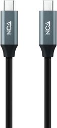 Cabo USB 3.2 Gen2x2 Nanocable 20Gbps 5A/100W 4K@60Hz USB-C M/M 3 M Negro image number null