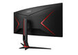 Monitor Curvo AOC Gaming 34" CU34G2XP VA WQHD 180Hz 1ms Adaptive Sync HDR400 image number null