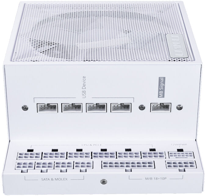 Fuente Modular Lian Li Edge 1300W 80+ Platinum Blanca image number 3