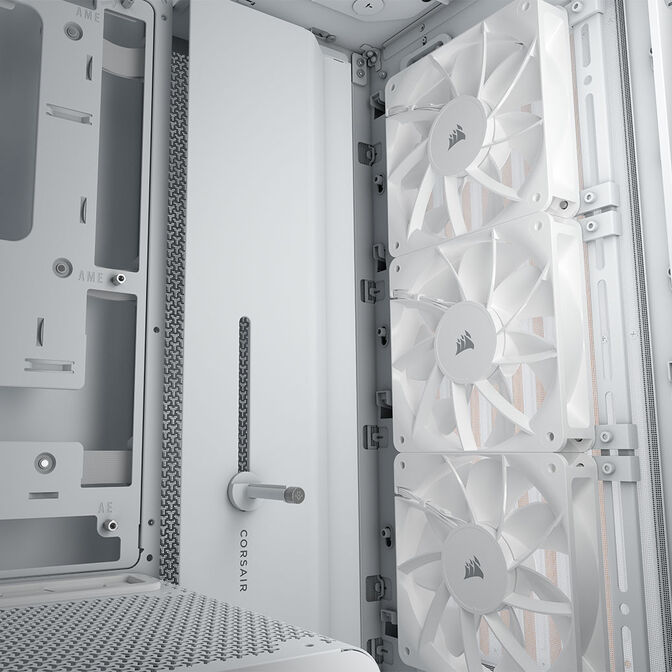 Torre E-ATX Corsair 4000D RS Wood White Oak Cristal Templado image number 13