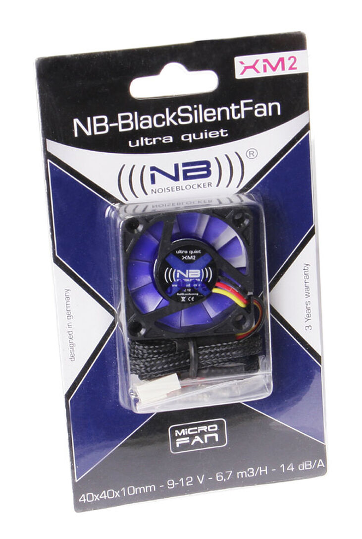 Ventilador Noiseblocker BlackSilent XM-1 40mm image number 2