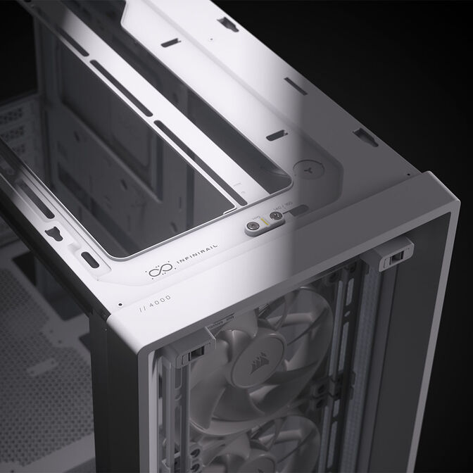Torre E-ATX Corsair 4000D RS Blanco Cristal Templado image number 13