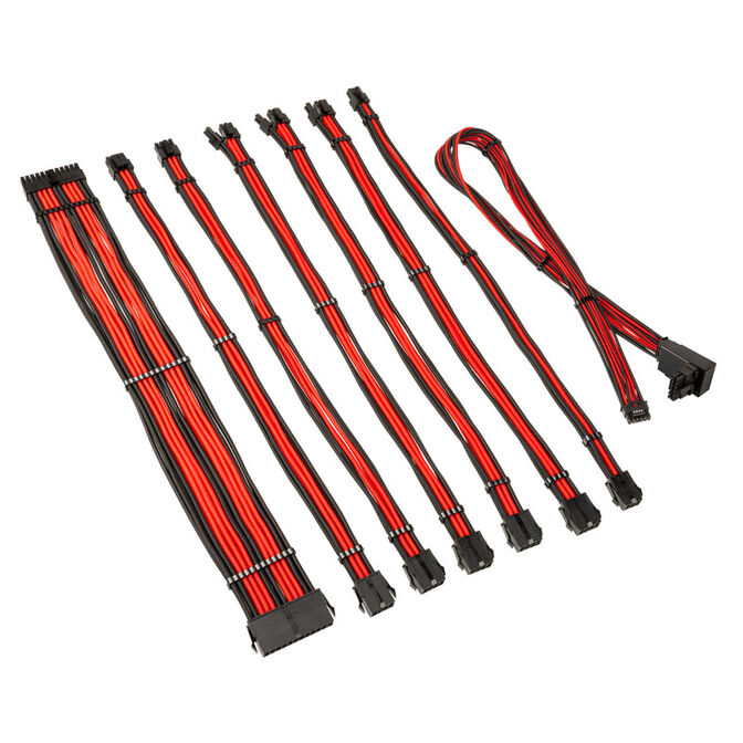 Kit Extensi&oacute;n Kolink Core Pro 12V-2x6 Type 2 - Jet Black/Racing Red image number 0