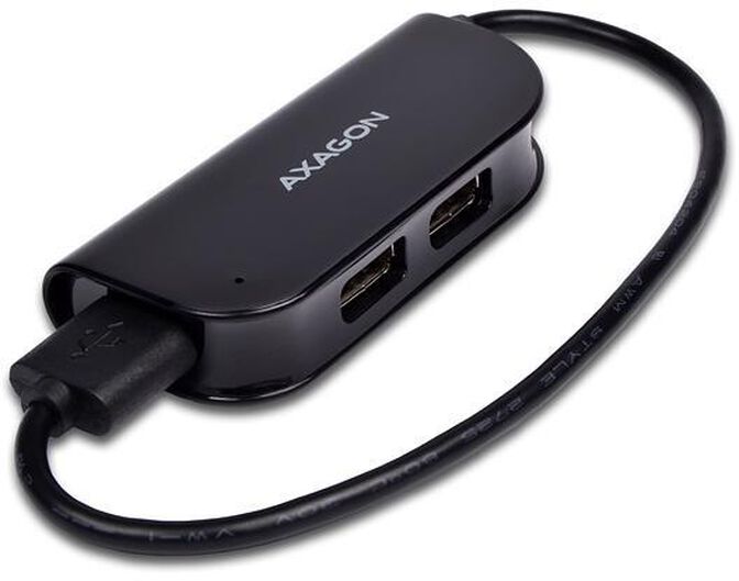 HUB USB AXAGON HUE-X4B 4x USB2.0 READY Negro image number 3