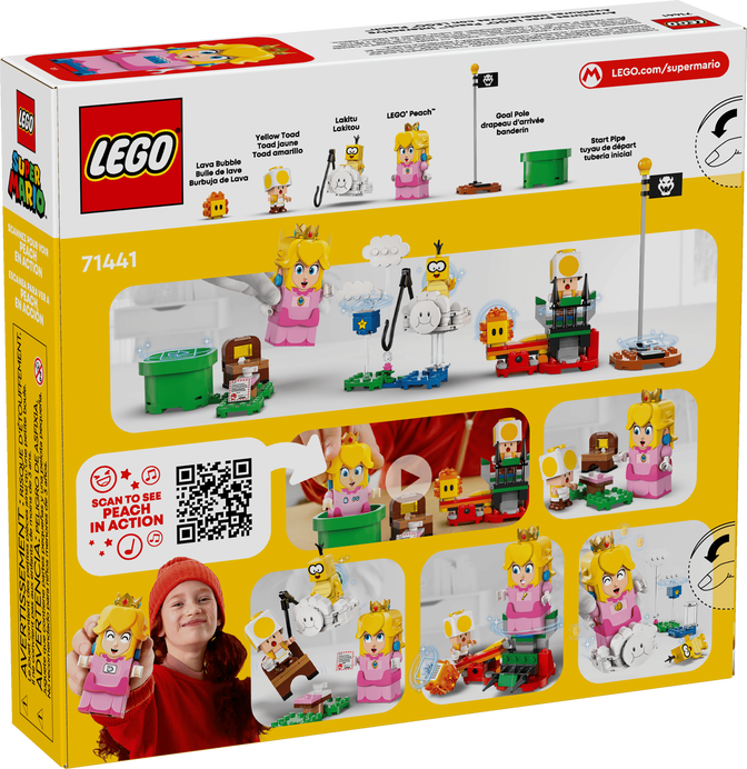 LEGO Super Mario: Aventuras con LEGO Peach, 208 Piezas (71441) image number 1