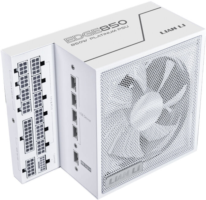 Fuente Modular Lian Li Edge 850W 80+ Platinum Blanca image number 0