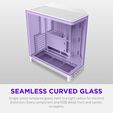 Torre ATX NZXT H6 Blanca Cristal Templado image number null