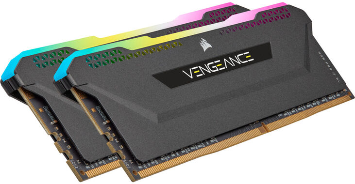 Corsair Kit 16GB (2 x 8GB) DDR4 3600MHz Vengeance RGB Pro SL Black CL18 image number 1