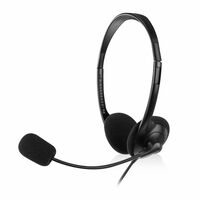 Headset Ewent EW3563 Stereo Negro