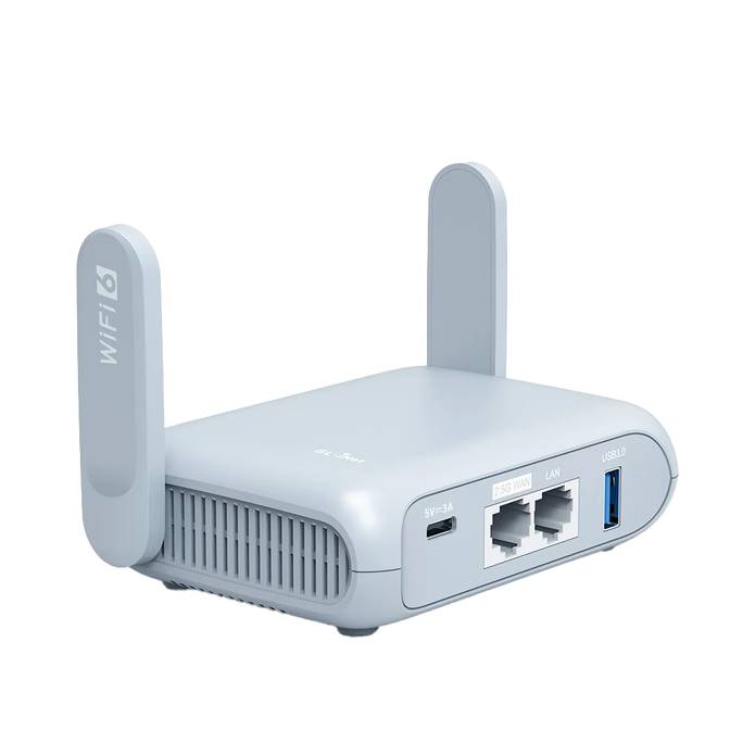 Router de Viagem GL.iNet GL-MT3000 Beryl AX Wireless AX3000 Wi-Fi 6 Dual Band image number 0