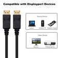 Cable DisplayPort Ewent EC1406 M/M 8K Ultra HD 1.4 2m Negro image number null