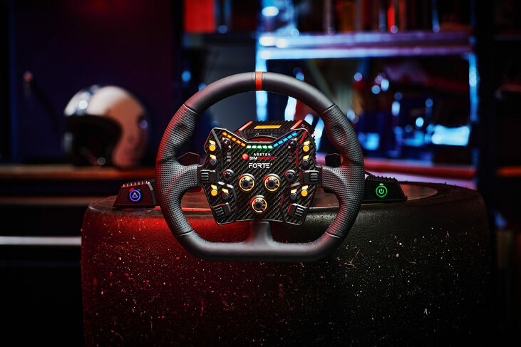 Asetek SimSports GT Rim - Closed D, Leder - schwarz image number 3