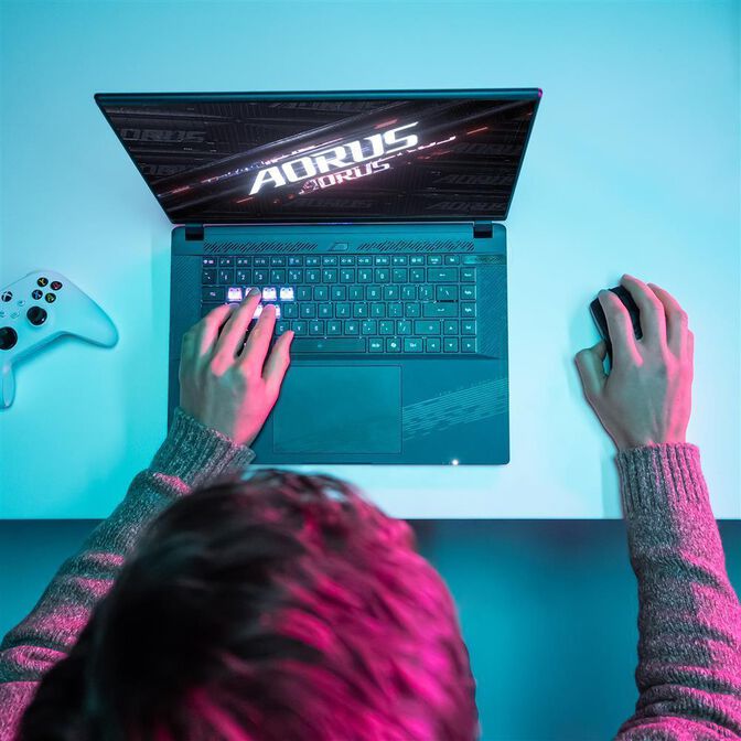 GIGABYTE AORUS 16X ASG-53PTC64SH Intel&reg; Core&trade; i7 i7-14650HX Port&aacute;til 40,6 cm (16") WQXGA 32 GB DDR5-SDRAM 1 TB SSD NVIDIA GeForce RTX 4070 Wi-Fi 7 (802.11be) Windows 11 Home Gris image number 13