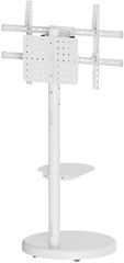 Soporte M&oacute;vil de Piso Ewent EW1550 Heavy-Duty Mobile TV Floor Stand 37" - 86" Blanco image number null